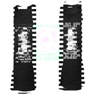 Dairy Is Scary Go Vegan Unisex Tank Top | Mazezy