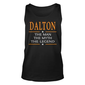 Dalton Name Gift Dalton The Man The Myth The Legend V2 Unisex Tank Top - Seseable