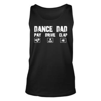 Men Dance Dad Dancing Daddy Proud Dancer Dad I Finance Tank Top | Mazezy