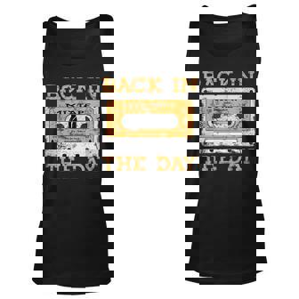 Back In The Day 80S Cassette Old Mix Tape 80S Vintage Tank Top | Mazezy