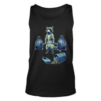 Deadlifting Raccoon Weightlifting Bodybuilding Fitness Gym Tank Top - Monsterry UK
