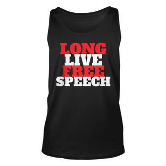 Defend Freedom Of Speech Long Live Free Speech Freedom Tank Top | Mazezy