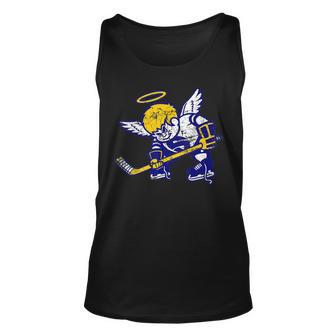 Defunct Minnesota Fighting Saints Hockey Unisex Tank Top - Thegiftio UK