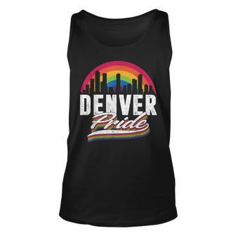 Denver Colorado Lgbt Lesbian Gay Bisexual Lgbtq Pride Unisex Tank Top | Mazezy