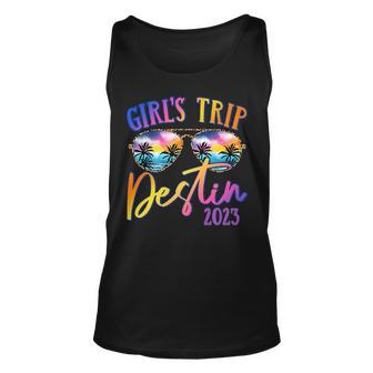 Destin 2023 Girls Trip Sunglasses Summer Girlfriend Unisex Tank Top - Seseable
