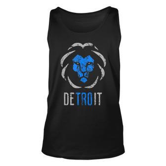 Detroit 313 Lion Tank Top - Seseable