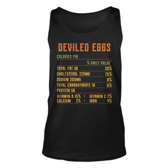 Deviled Eggs Nutrition Facts Thanksgiving 2021 Retro Vintage Tank Top | Mazezy AU
