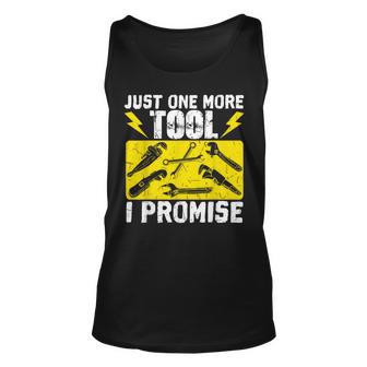 Diesel Mechanic Just One More Tool I Promise Auto Repair Unisex Tank Top - Thegiftio UK