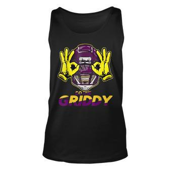 Do The Griddy Funy Over Vintage Griddy Dance Football Unisex Tank Top | Mazezy