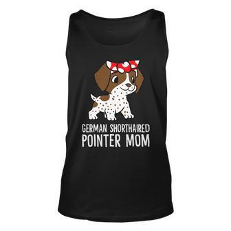 Dog German Shorthaired Gsp Dog Mom Cute German Shorthaired Pointer Mom Unisex Tank Top - Monsterry