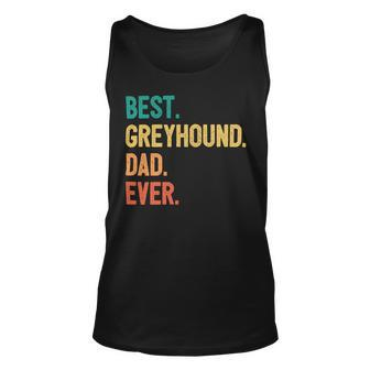 Dog Grayhound Mens Best Greyhound Dad Ever 21 Unisex Tank Top - Monsterry