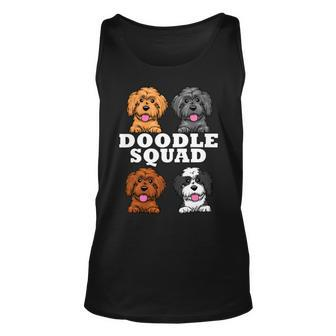 Dog Owner Goldendoodle Squad Ironic Quote Unisex Tank Top - Monsterry UK