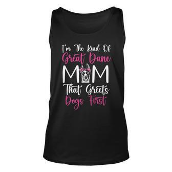 Dog Owner Mom Dog Breed Great Dane Mom Unisex Tank Top - Monsterry