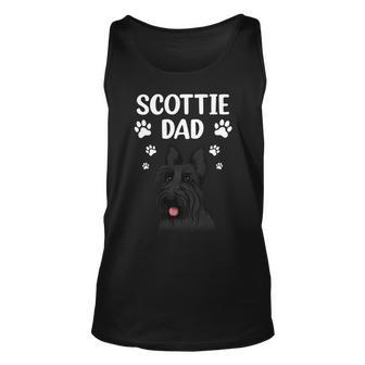 Dog Scottish Terrier Cool Scottish Terrier For Men Dad Scottie Dog Lover Owner Unisex Tank Top - Monsterry DE