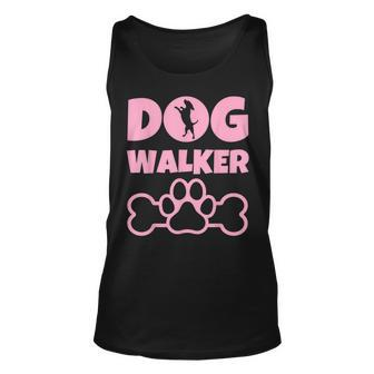 Dog Walker - Dog Lover Present - Dog Owner - Dog Walking Unisex Tank Top - Seseable