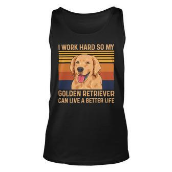 Dogs Quote For A Golden Retriever Owner Unisex Tank Top - Monsterry DE