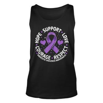 Domestic Violence Awareness Love Support Domestic Violence Tank Top - Seseable