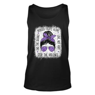 Domestic Violence Awareness Stop End Domestic Violence Tank Top - Seseable