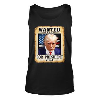 Donald Trump Shot Wanted For US President 2024 Tank Top | Mazezy