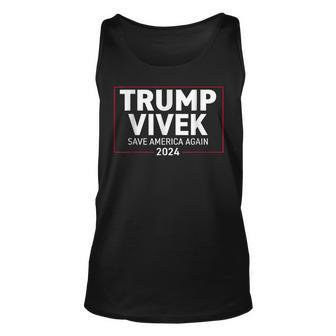Donald Trump Vivek Ramaswamy 2024 Save America Again Vintage Tank Top - Seseable