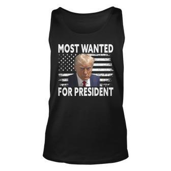 Donald Trump Most Wanted For President 2024 Pro Hot Tank Top - Monsterry CA