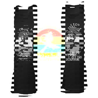 Dont Follow Me I Do Stupid Things Scuba Retro Vintage Unisex Tank Top | Mazezy