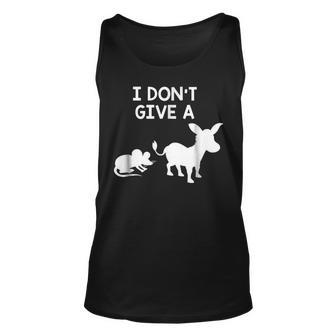 I Dont Give A Rats Ass Offensive Offensive Tank Top | Mazezy
