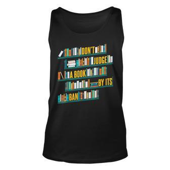 Don't Judge A Book By Its Ban Banned Books Tank Top - Monsterry UK