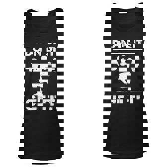 Dont Set Get Fit Deadlift Lovers Fitness Workout Costume Unisex Tank Top - Monsterry