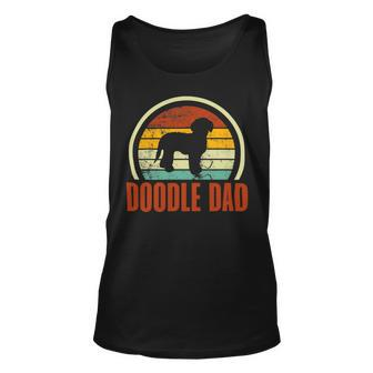 Doodle Dad Dog Dad Goldendoodle Labradoodle Retro Unisex Tank Top - Monsterry