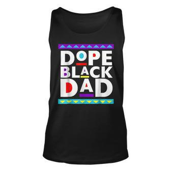Dope Black Dad Junenth 1865 African American Father Men Unisex Tank Top | Mazezy AU