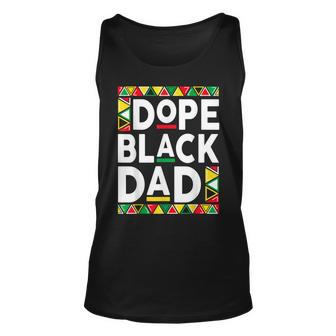 Dope Black Dad Junenth African Fathers Unisex Tank Top | Mazezy UK