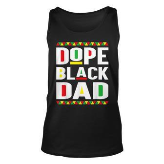 Dope Black Dad Junenth African Men Fathers Day Unisex Tank Top | Mazezy CA