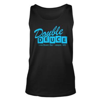 Double Deuce Funny Retro Road Side Bar House Unisex Tank Top - Seseable