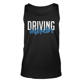 Driving Instructor Car Driver Brakes Parking Exam Driver Tank Top | Mazezy