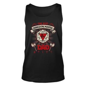Dungeon Crawler Dragon Master The Best Dad Fathers Day Unisex Tank Top | Mazezy