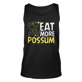 Eat More Possum Funny Trailer Park Redneck Hillbilly Unisex Tank Top - Thegiftio UK