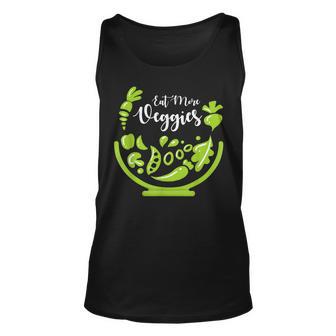 Eat More Veggies For Vegans And Vegetarians Gift For Women Unisex Tank Top - Thegiftio UK