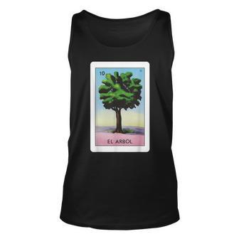 El Arbol Lottery Card The Tree Card Mexican Lottery Tank Top - Seseable