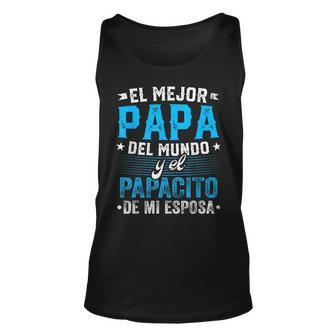 El Mejor Papa Del Mundo Camisa Para Dia Del Padre Latino Dad Tank Top | Mazezy