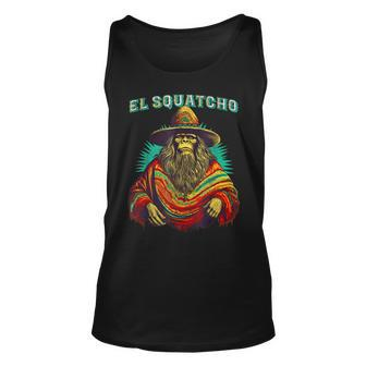 El Squatcho Poncho – Western Bigfoot Sasquatch Tank Top - Seseable