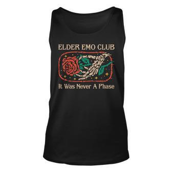 Elder Emo Club It Was Never A Phase Apparel Tank Top - Thegiftio UK