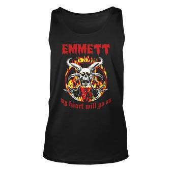 Emmett Name Gift Emmett Name Halloween Gift V2 Unisex Tank Top - Seseable