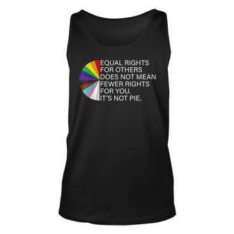 Equal Rights For Others Does Not Mean Lgbt Support Pride Unisex Tank Top | Mazezy AU