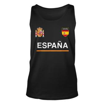 Espana SportSoccer Jersey Flag Football Madrid Unisex Tank Top | Mazezy