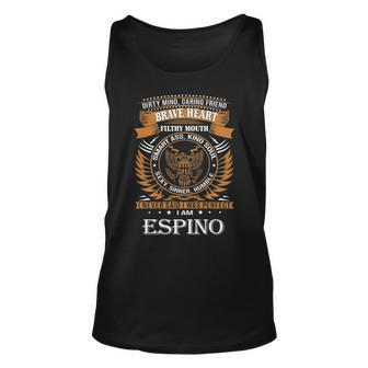 Espino Name Gift Espino Brave Heart Unisex Tank Top - Seseable