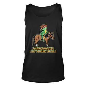 Even Cowboys Get Tummy Ache Cowboys Tummy Ache Survivor Tank Top - Seseable