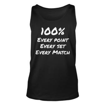 Every Point Set Match Volleyball Team Player Coach Quote Unisex Tank Top | Mazezy