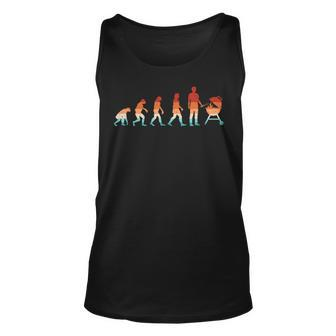Evolution Grilling Funny Bbq Retro Grill Barbecue Unisex Tank Top - Seseable