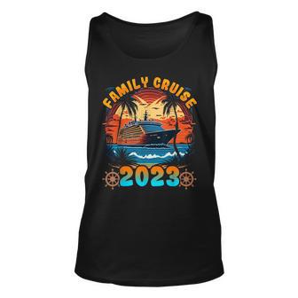 Family Cruise 2023 Cruising Family Vacation Unisex Tank Top - Seseable